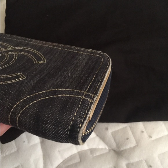 Chanel denim wallet - Picture 5 of 7
